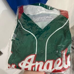 Mexico Dodgers Green and Red Baseball Jersey